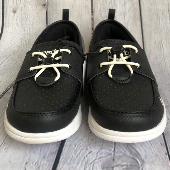 Speedo Shoes Nwt Speedo Womens Boat Shoe In Black Poshmark